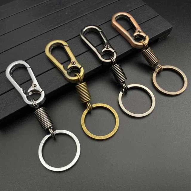 Classic Split Key Ring Stainless Steel Keychain Durable Carabiners Clips  Decoration Outdoor Applications Gifts - AliExpress