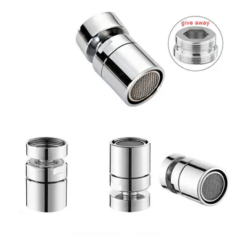 

Bathroom Faucet Spouts Brass Water Saving Tap Faucet Aerator Sprayer Attachment with 360-Degree Swivel Kitchen Accessories #4m26