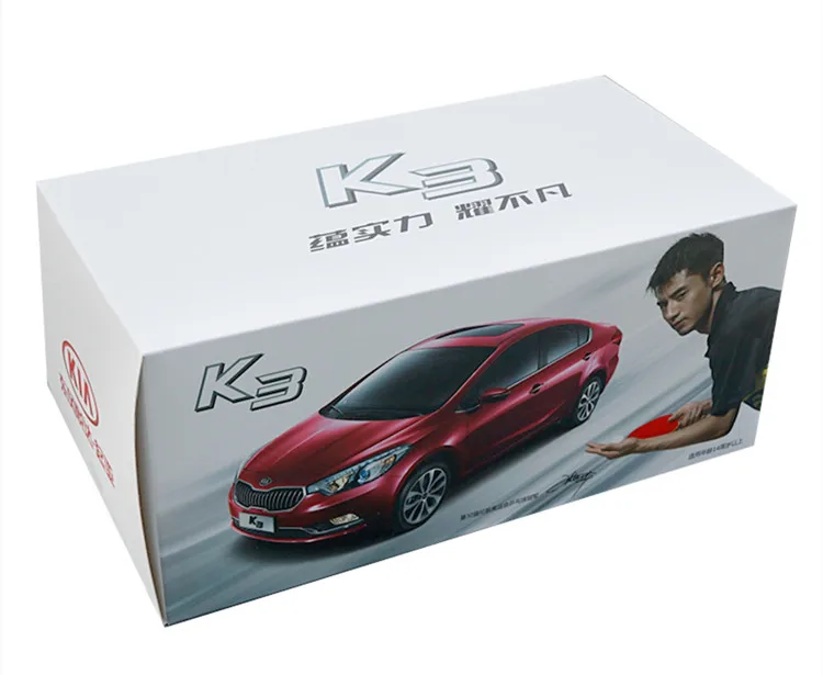 Высокое качество 1:18 Kia K3 модель автомобиля из сплава, высокая имитация литого металла Изысканные Подарки, Коллекционная модель