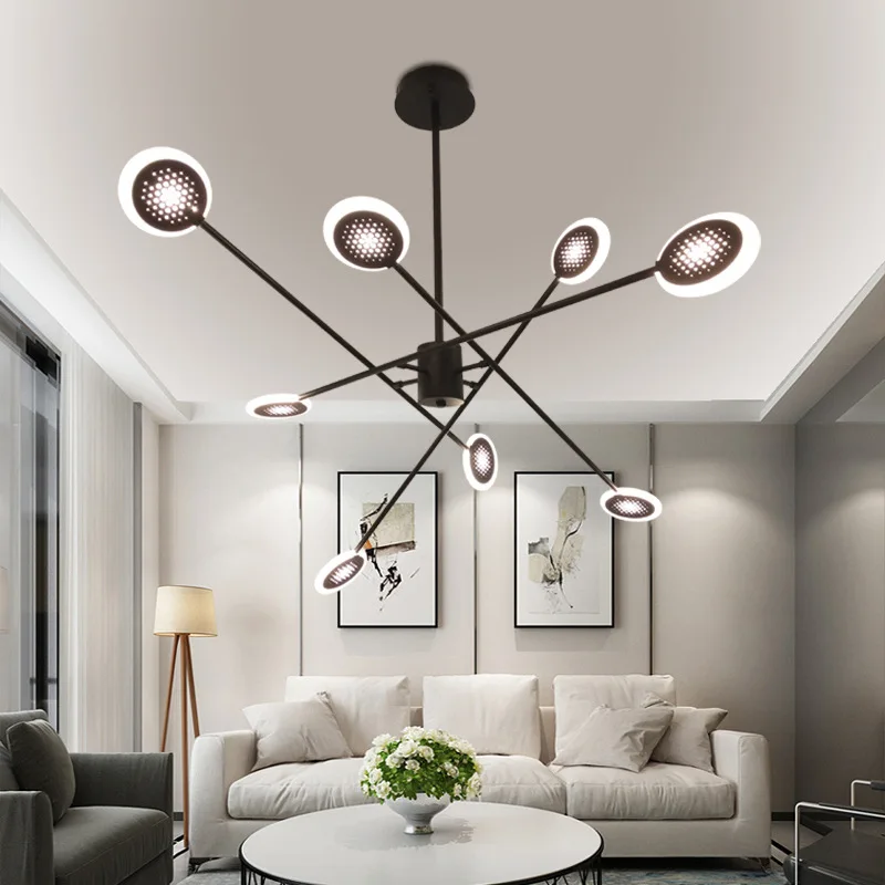 

Nordic Living Room Chandeliers Lighting Postmodern Bedroom Restaurant Home Led Hanging Lamp Novelty Study Office Lobby Fixtures