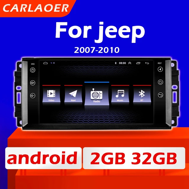 $115.05 Car Android Radio Stereo Multimedia For Jeep Cherokee Compass Commander Wrangler 300C Dodge Caliber Liberty 2009 2008 2010 2011
