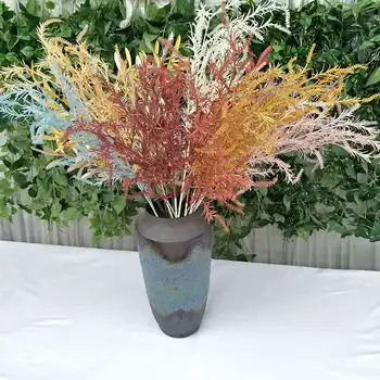 

Trident rime roadside grass wedding landscaping simulation flower background wall Flower arrangement living room bedroom