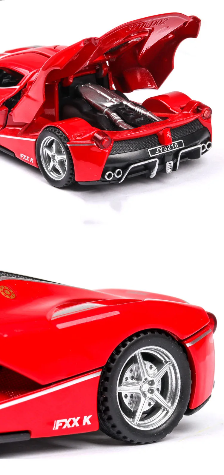 Высокая симуляция 1/32 FXX K спортивный автомобиль литая под давлением модель игрушечного автомобиля из металлического сплава откатные Машины Игрушки транспортные средства для детей Подарки для детей