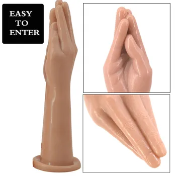 Huge Hand Fisting Dildo Safe PVC Plastic Huge Dildo Giant Anal Plug Vagina Stimulate Sexy Toys for Women CHGD22 5