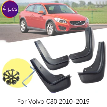 

For Volvo C30 2010-2019 Set of 4 car Front and Rear Splash Guard Mud Flaps mudguards fender car Accessories