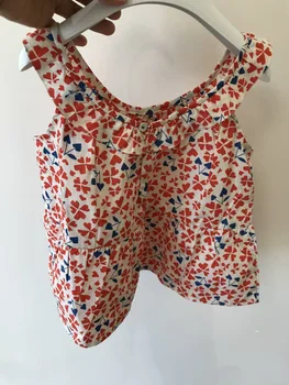 

baby tops sweet toddler baby girls cotton sleeveless t-shirt girls tops summer kids clothing