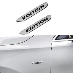 Chrome ABS EDITION Emblem Badge Logo Sticker Car Fender Rear Trunk for Mercedes Benz W176 W177 A200 A250 W246 W117 W205 C200L