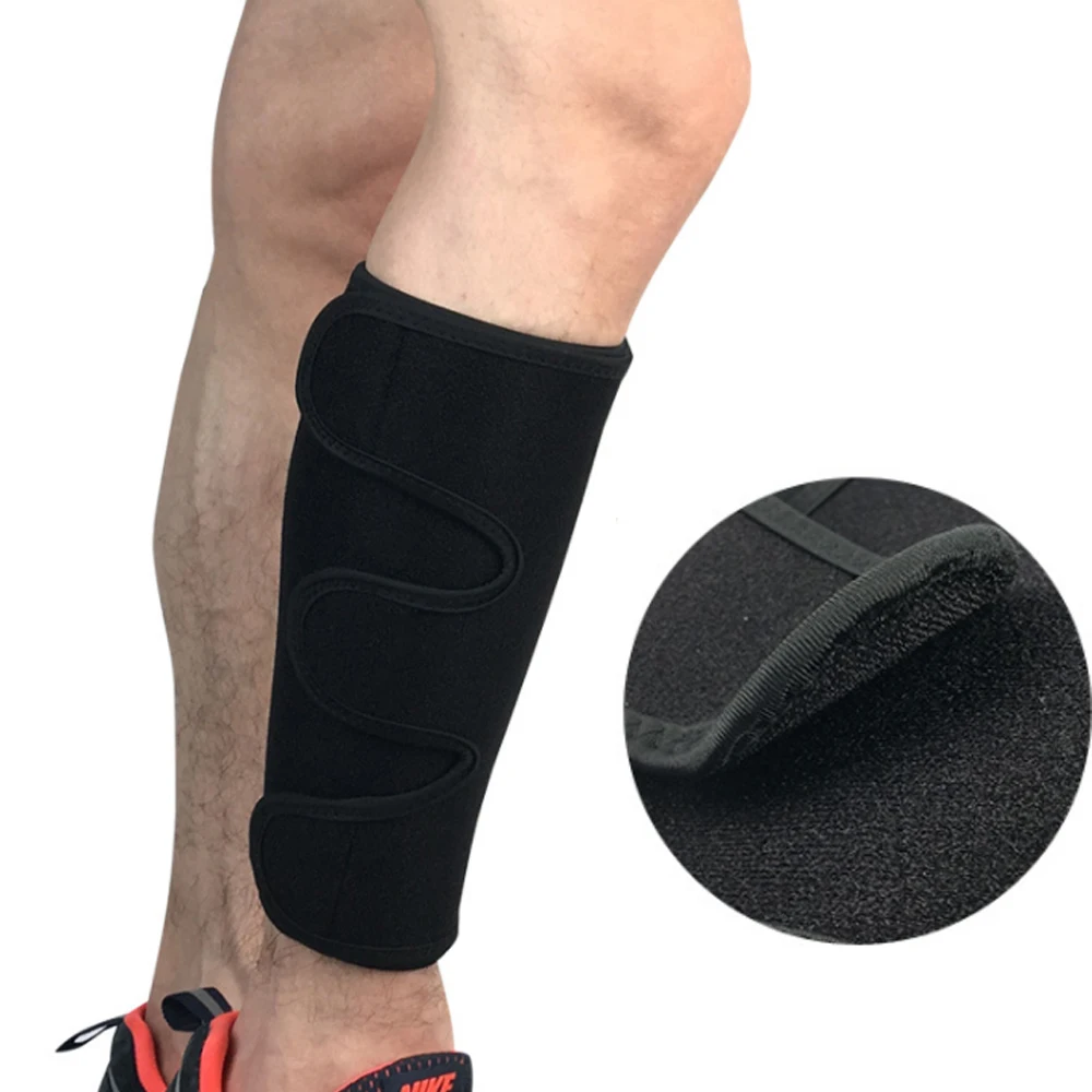 1 Piece Neoprene Compression Calf Sleeve Adjustable Calf Support Sport  Football Running Leg Protection Sleeve Cover