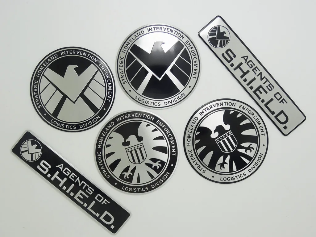 S. I. E.L.D. Бампер Декоративные Стикеры для автомобилей стикер автомобиля s классные наклейки на автомобиль металлический модифицированный Стандартный значок орла