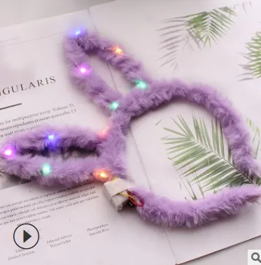 

LED Light Up Glowing Headband Feather Snowflake Pattern Hair Hoop Christmas Costume Coplay Birthday Party Gift navidad New Year