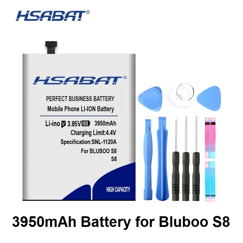 Аккумулятор HSABAT 3950mAh для аккумуляторов Bluboo S8