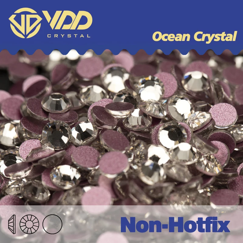 vdd non hot fix flatback rhinestone decorations crystal nail art  accessories nail sticker dmc glitter stone diamond。