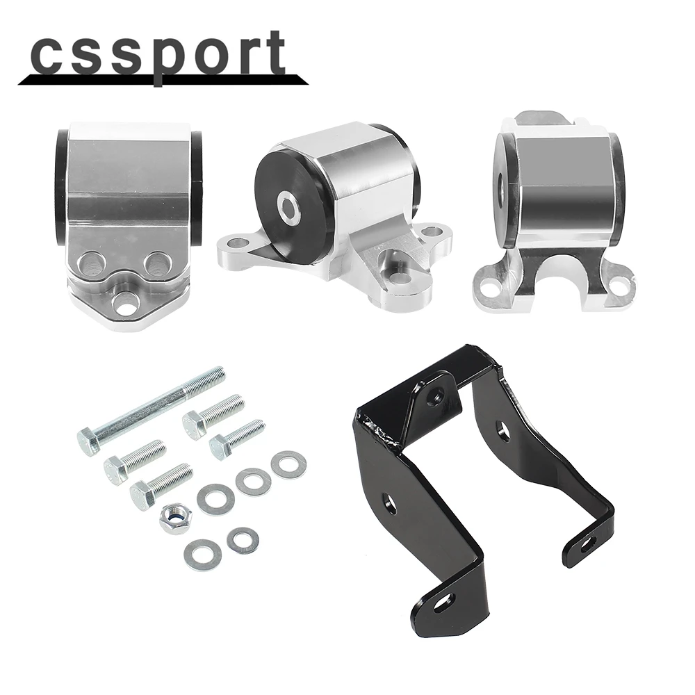 Torque Solution Billet Aluminum Engine Mount Kit | 2002-2005 Honda Civic Si (TS-EP3-004)