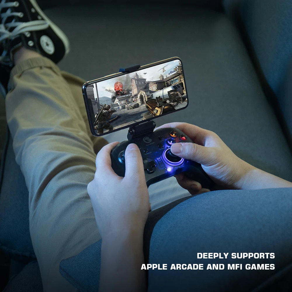 Беспроводной Bluetooth контроллер GameSir T4 Pro геймпад с 6 осевым гироскопом подходит для