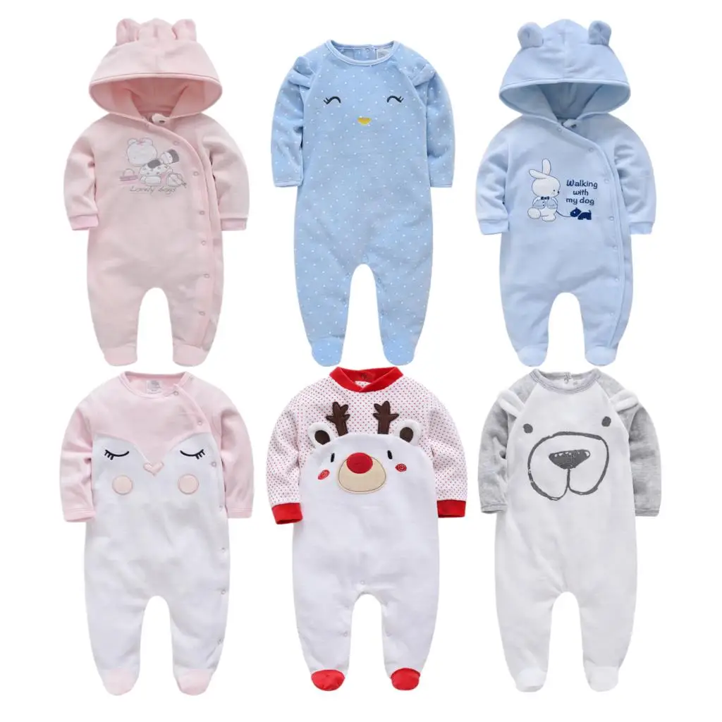 

Kavkas Winter Baby Romper Warm Jumpsuit Baby Girls Clothing IloveDaddy Long Sleeve Toddler Clothing Bebek Roupa De Bebes