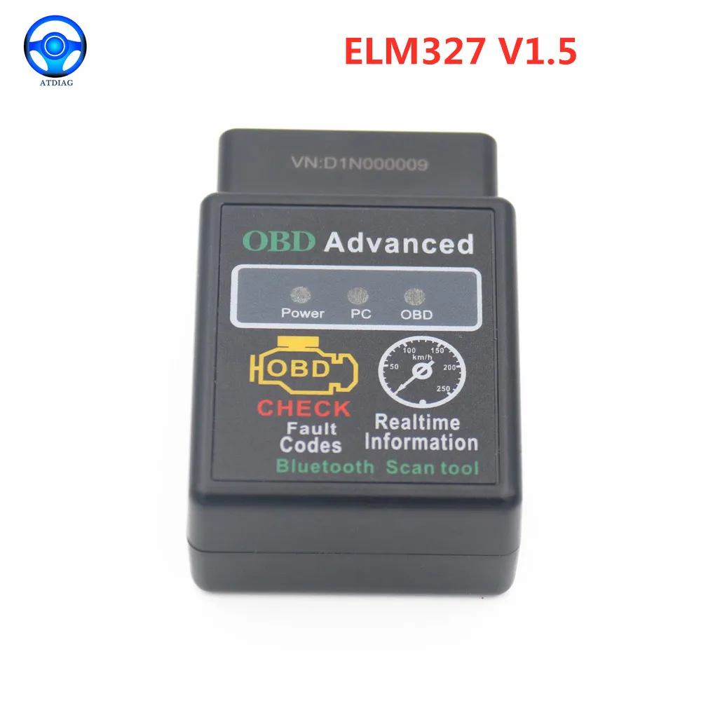 Лидер продаж диагностический сканер OBD2 HH OBD ELM327 V1.5 CAN BUS инструмент для