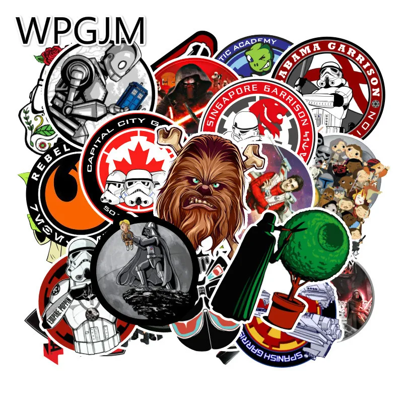 

100Pcs Star Wars Stickers for Laptop Skateboard Motorcycle Home Decor Car Styling Graffiti Decals Doodle Cool DIY Sticker
