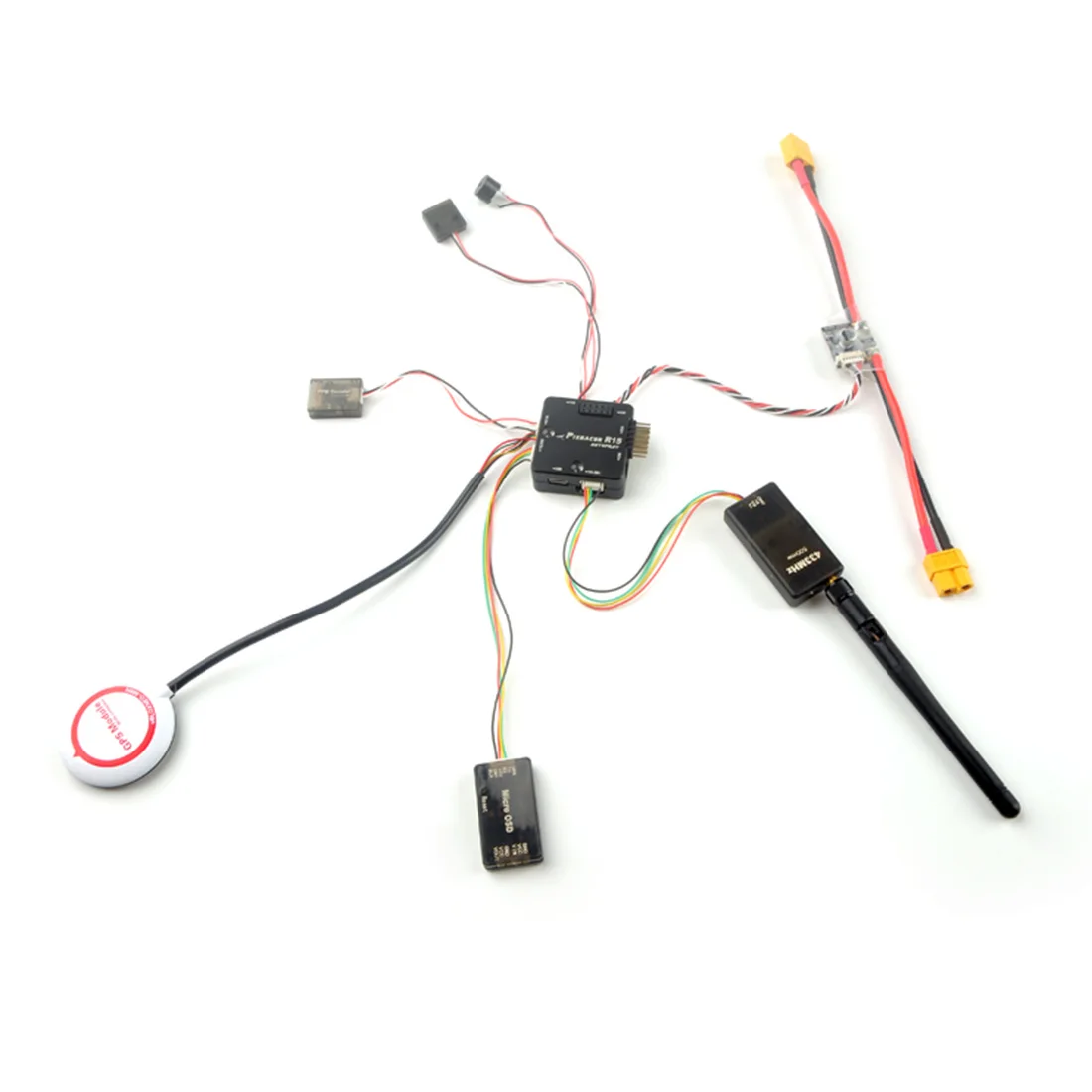 

Hot Happymodel Pixracer R15 Autopilot Xracer PX4 Mini Edition Flight Controller Kit with M8N GPS for DIY RC Drone Quadcopter