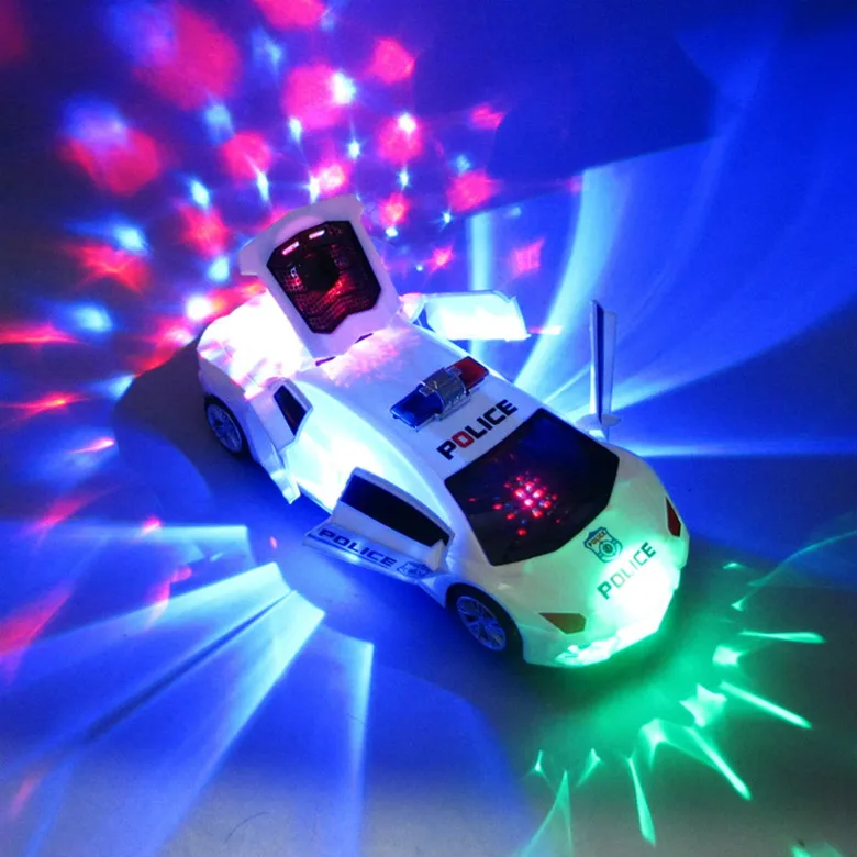 

2019HOT Model Gift of 360 Degree Rotary Transformed Toy Simulator with Electric Universal Children's Music Luminescenceg gift
