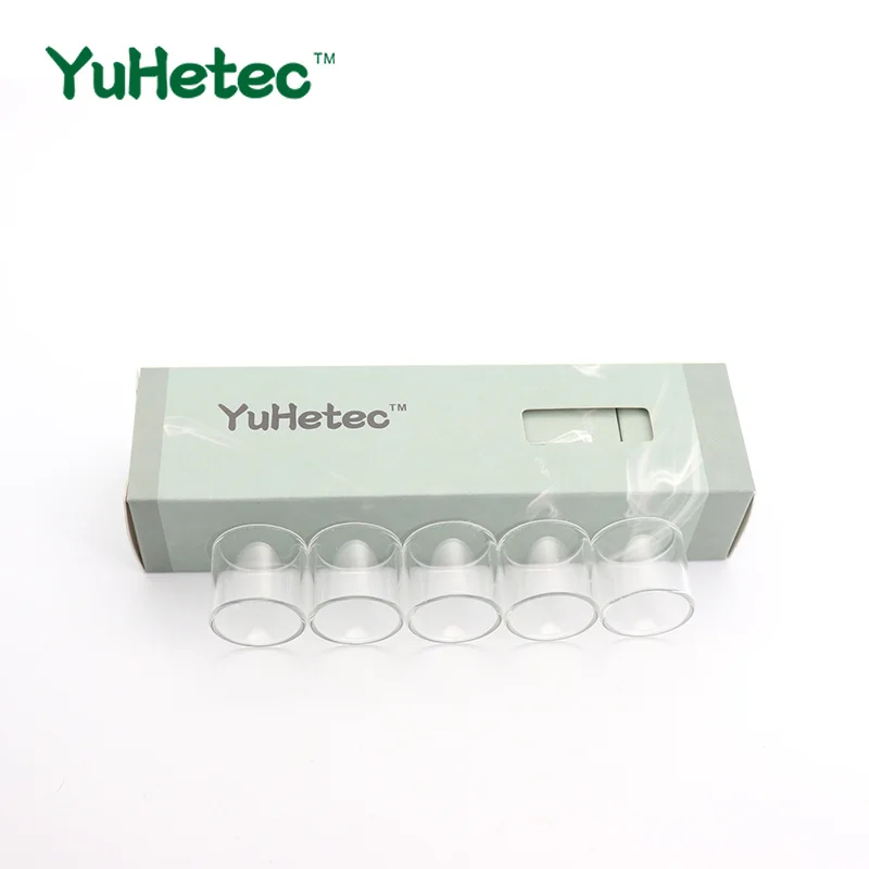 5 шт. YUHETEC сменная стеклянная трубка для Eleaf lemo 2 3 8 мл/lemo 4 Drop RTA 7 мл бак|Аксессуары| |