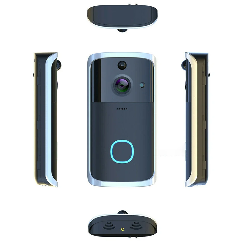 

1*Doorbell Wireless HD Visual WIFI Doorbell Infrared Night Vision Intercom M7 Remote Home Durable