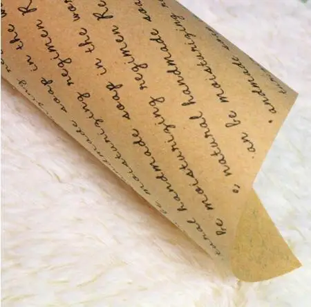 100 шт./лот синий цветок упаковочная бумага для мыла Восковая бумага подарочная упаковка Мыло Обертка