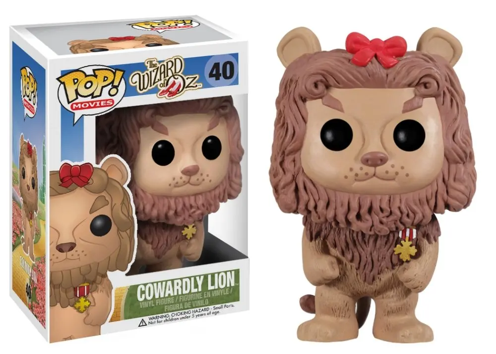 Funko поп волшебник унции Железный человек чучело Трусливый Лев виниловые фигурки модель игрушки для детей
