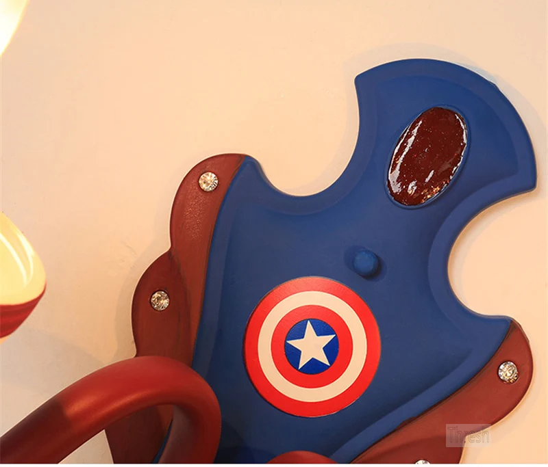 Captain America Led Wall Lamp