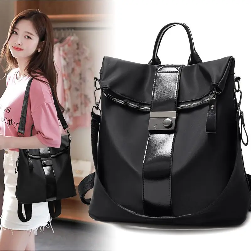 

Backpack Women's 2019 New Style Korean-style Trend of Fashion Large-Volume Oxford Cloth Anti-Theft Backpack Schoolbag