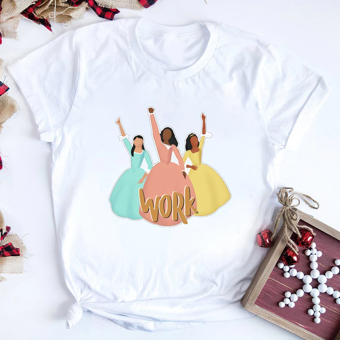 Angelica Eliza and Peggy Work Schuyler Sisters T-Shirt Hamilton on