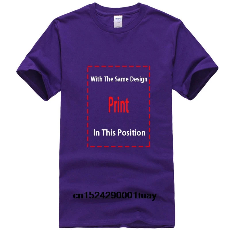 Забавная сатирическая брендовая футболка; GUSSI Ga; парные одинаковые Топы; подарок - Цвет: Men-DarkPurple