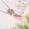 Clear Water Drop Mix Shape Perfume Bottle Necklaces Essential oil Keep Openable Make Wish Pendant Blood Vial Necklace For Women 6