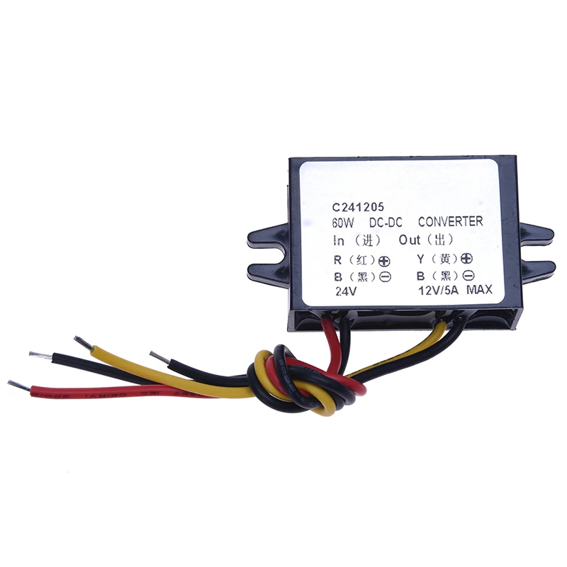 

DC / DC Converters Electric Buck Converter 24V to 12V 60W 5A Step-Down Module Car Power Supply Voltage