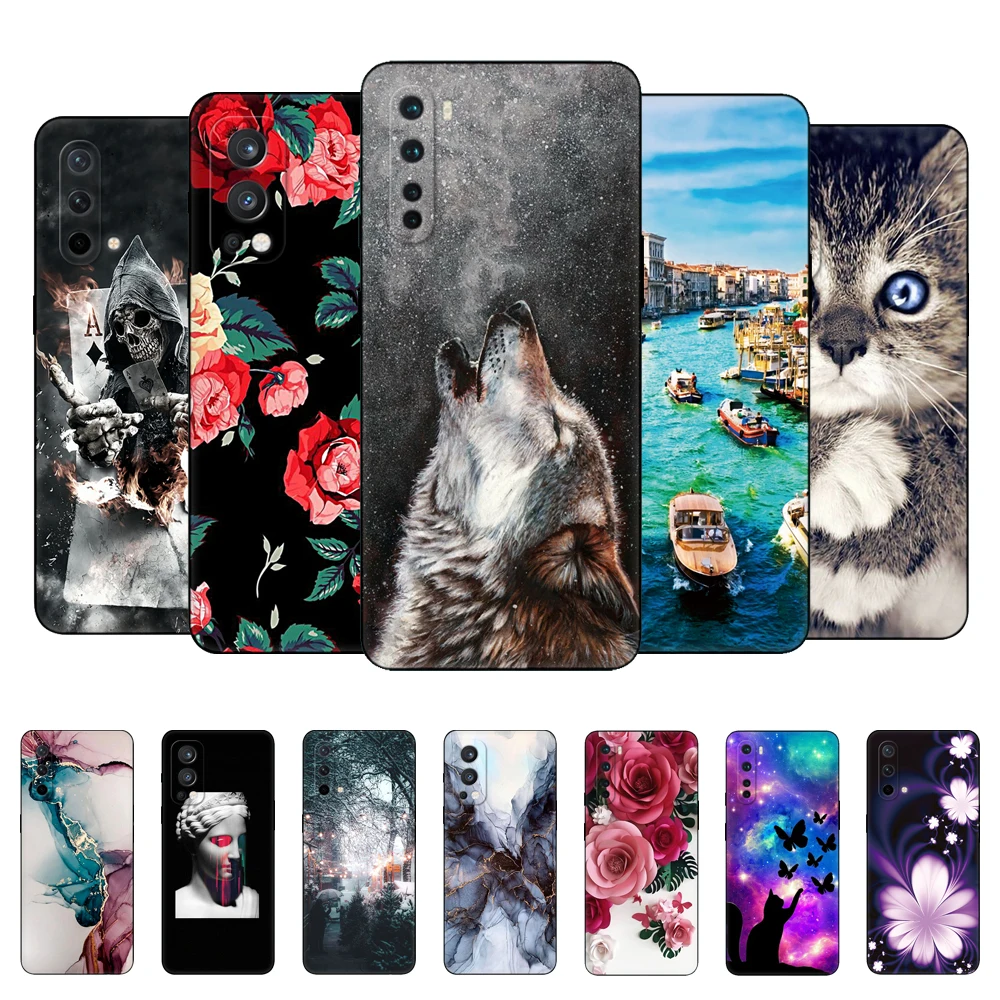 Per Oneplus Nord Custodia Per Oneplus Nord 2 5G Custodia Per Oneplus Nord Ce 5G Custodia Cover Posteriore Per One Plus Nord Custodia In Tpu Nera