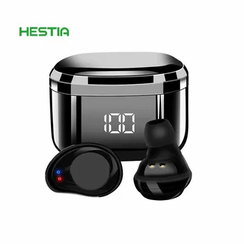 

TWS Bluetooth 5.0 Wireless Earphone Power In Ear Mini Earbuds HiFi 5D Stereo Sport Earphone IP5 Waterproof Headset Headfree