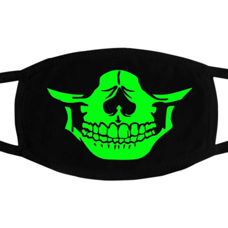 Мульти Применение световой аксессуары маски, способный преодолевать Броды для взрослых с рисунком череп на Хэллоуин маски Скелет PM2.5 пыле Череп Половина косплей с маской для лица - Цвет: 7
