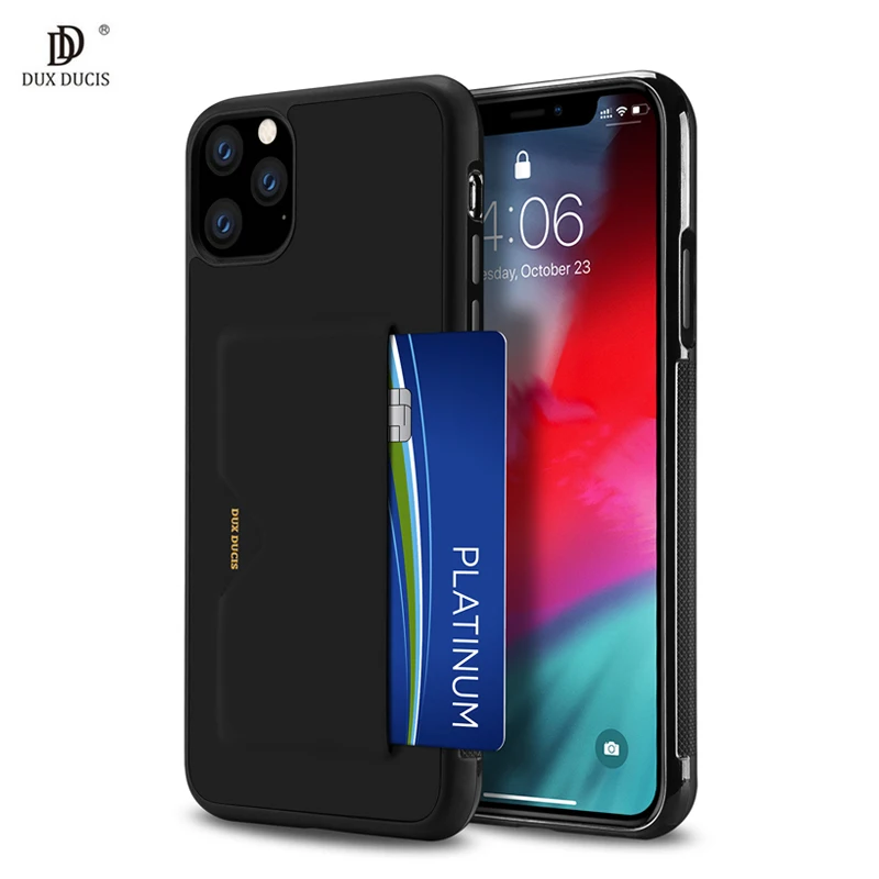 

PU Leather Credit Card Slot Phone Case For iPhone 11 Pro Max Case Shockproof Back Cover For Apple iPhone 11 iPhone11 2019 Coque