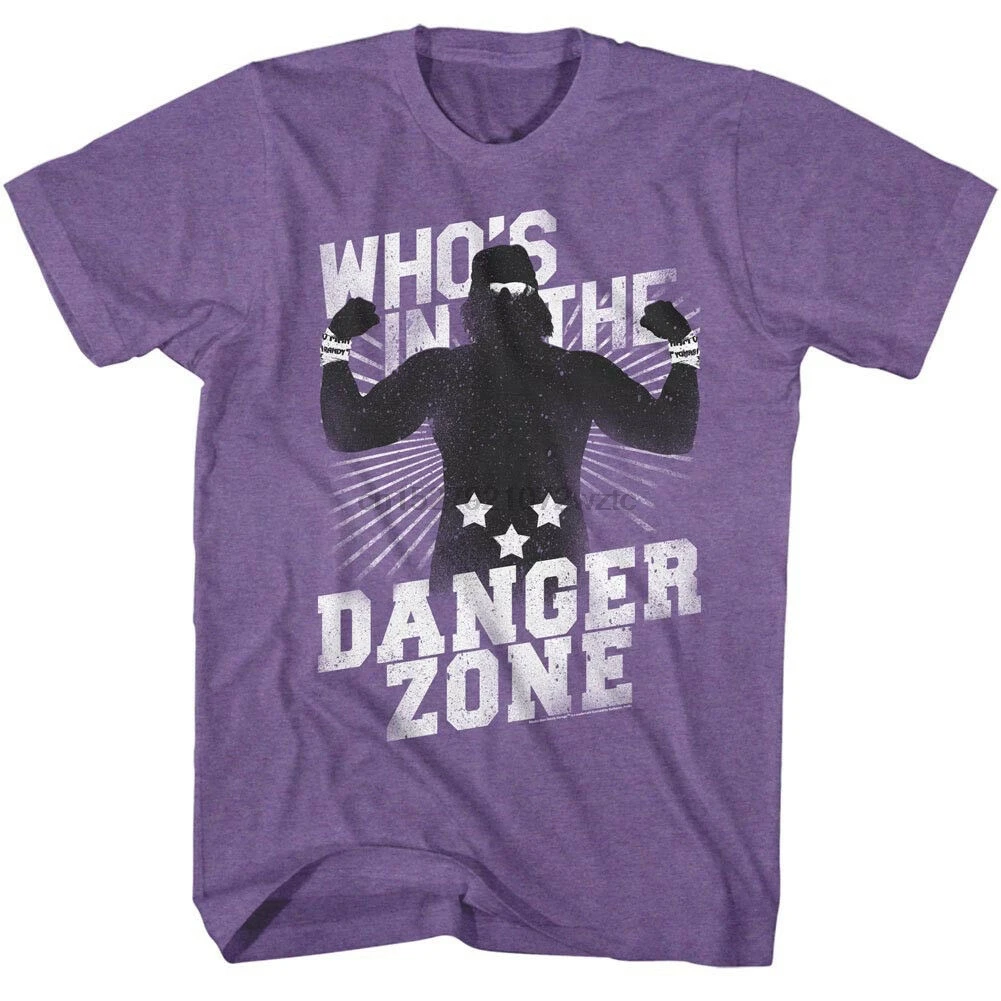

Macho Man Randy Savage Wrestling T-Shirt Licensed Danger Zone In Sizes Sm - 2Xl