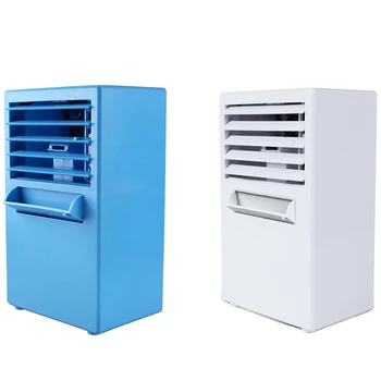 

Air Conditioner Fan,Air Personal Space Cooler Small Desktop Fan Quiet Personal Table Fan Mini Evaporative Air Circulator Cooler