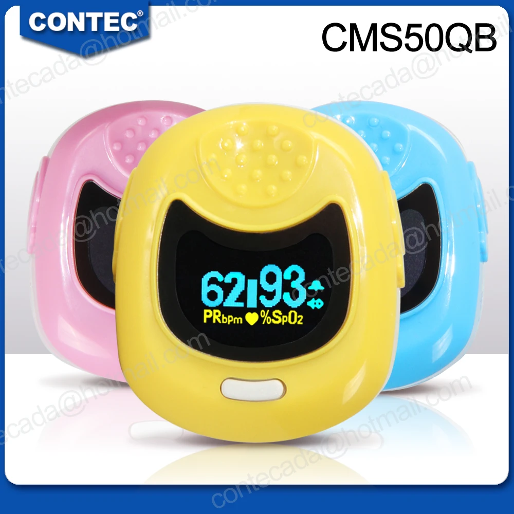 CONTEC палец милый Пульсоксиметр кислородный SPO2 монитор для детей CMS50QB|pulse oximeter|oxygen