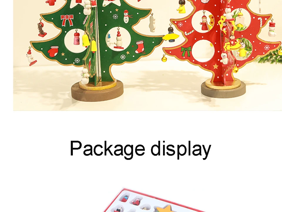 Рождественская елка, креативные DIY деревянные рождественские подарки, мини-фестиваль, вечерние, новогодние, дверные, настенные, для украшения дома, украшения