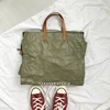 Women Latest Fashion Handbags Lady Shoulder Bag Kraft Paper Totes Messenger Bag Washable Tear-resistant Environmentally Friendly ► Photo 2/6