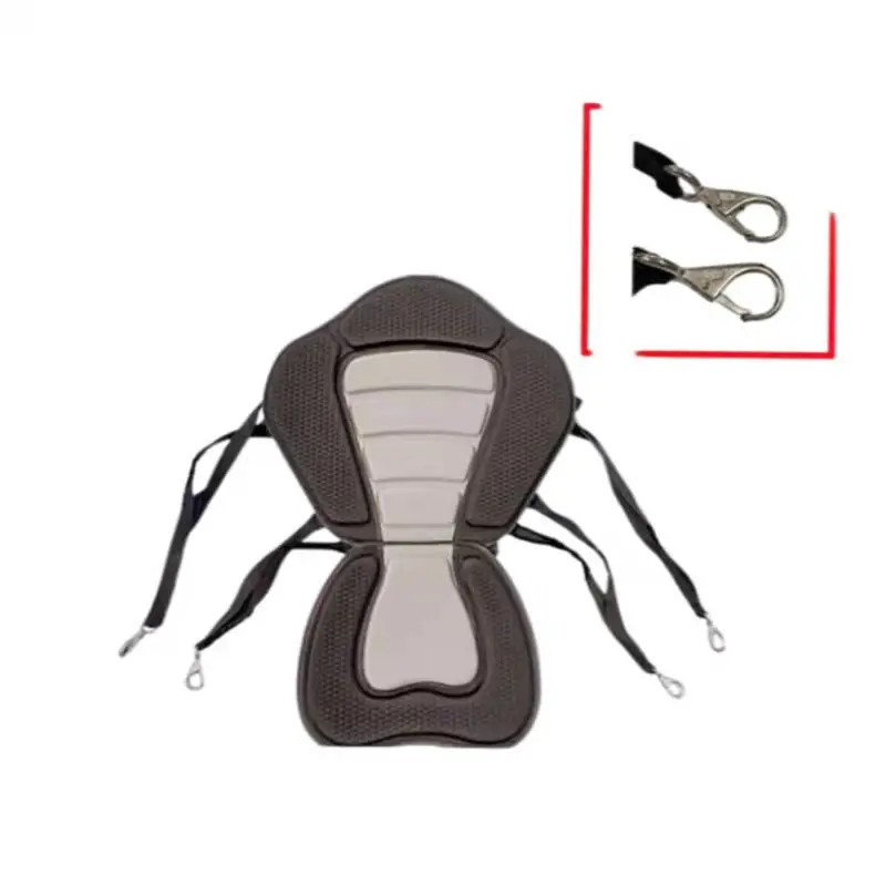 Marine Adjustable Kayak Seat Detachable Storage Backpack Bag Canoe Backrest Support Cushion Sit On Top Fishing Canoeing Rafting ​ kayaking canoeing sit on top kayak seat back rest