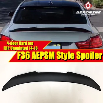

F36 4-doors Spoiler stem Wing AEPSM style FRP Primer black For BMW 4 Series F36 420i 430i 435I rear diffuser stem Spoiler 14-18