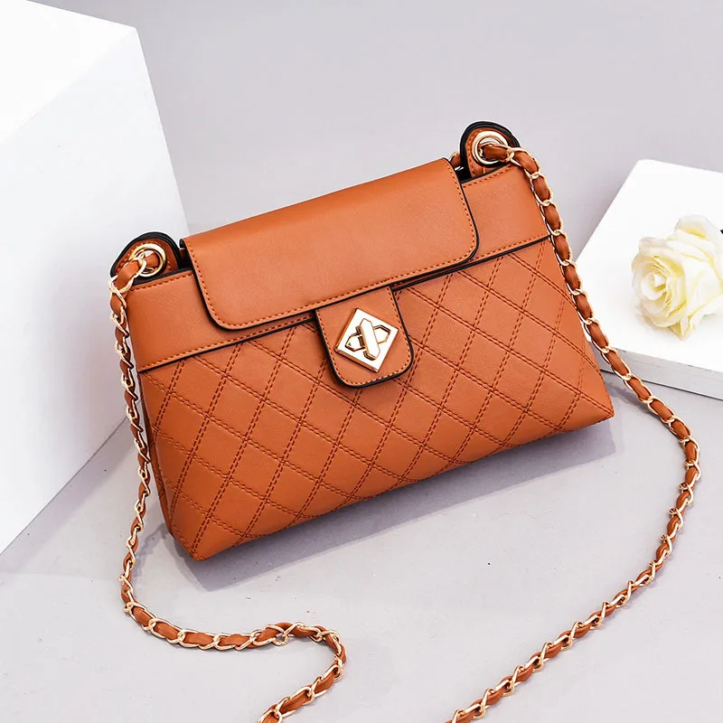 

Small Bag Women's 2020 Korean-style New Style Square Sling Bag Fashion Shoulder Bag Online Celebrity Celebrity Style Oblique Bag