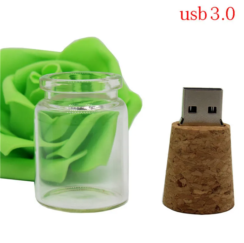 Флэш накопитель TEXT ME Drift bottle + box Style флэш 4 ГБ 8 USB 3 0 16 32 64 ГБ|USB флэш-накопители| |