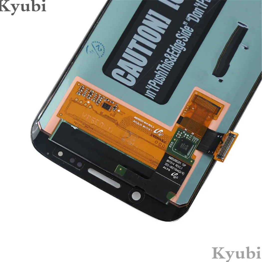 5,7 ''Amoled Difitizer в сборе для Samsung Galaxy S6 Edge Touch ЖК-дисплей в сборе без рамки для Samsung Galaxy S6 Edge