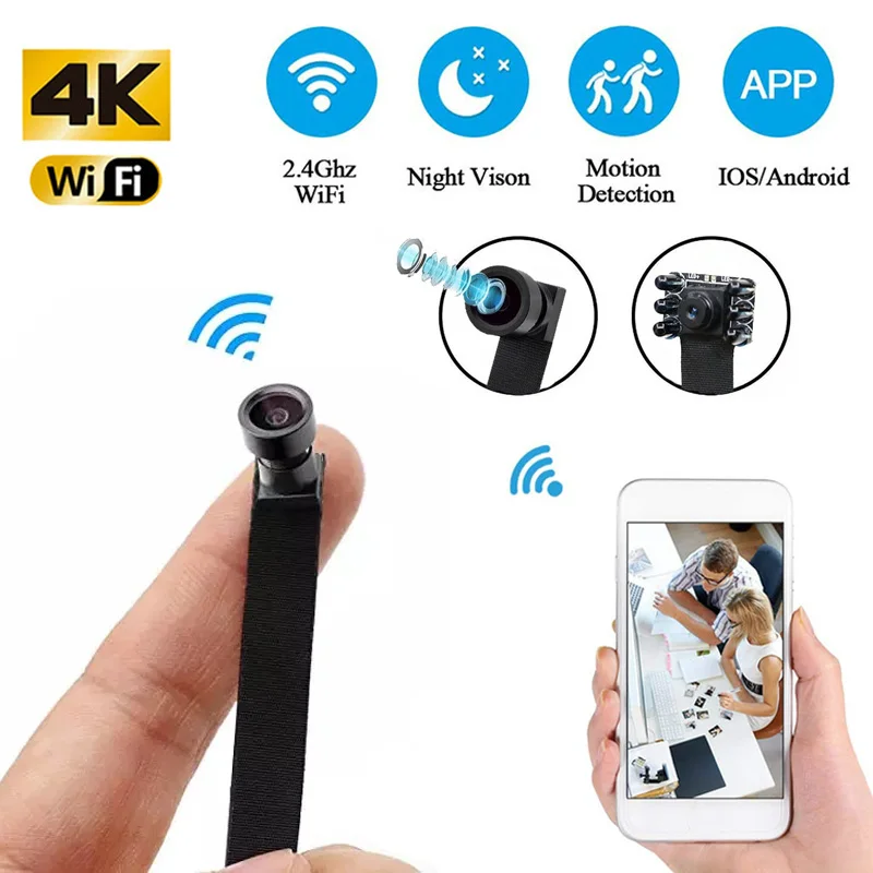 4K 1080P Wi-Fi IP мини-камера с модулем движения DV P2P камера видеорегистратор Домашняя