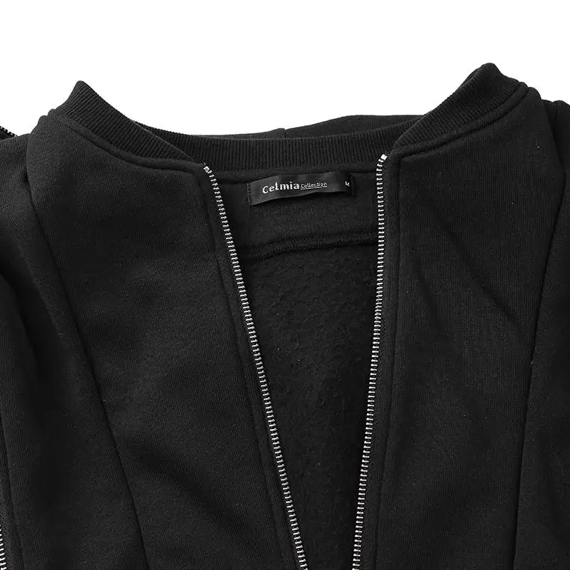 2019 зимняя женская модная толстовка с капюшоном размера плюс с длинным рукавом, Повседневная Свободная куртка