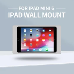 Support mural de tablette en alliage d'aluminium, avec puissance de sortie 5v 2a, support mural pour iPad mini 6ème génération 8.3 pouces 